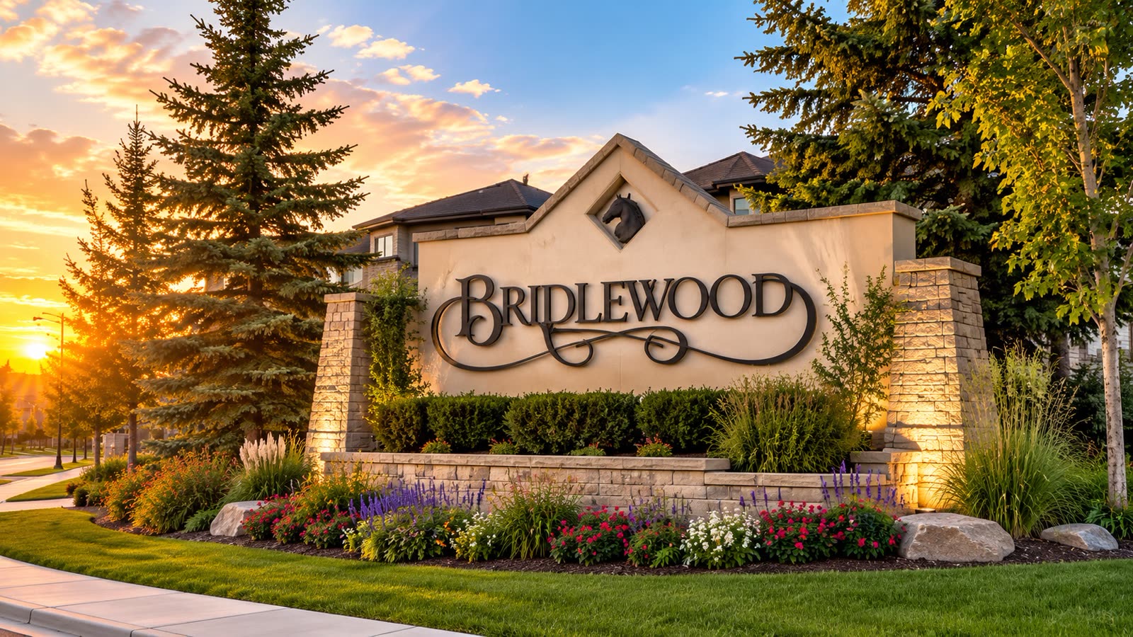 Calgary family homes in a suburban community