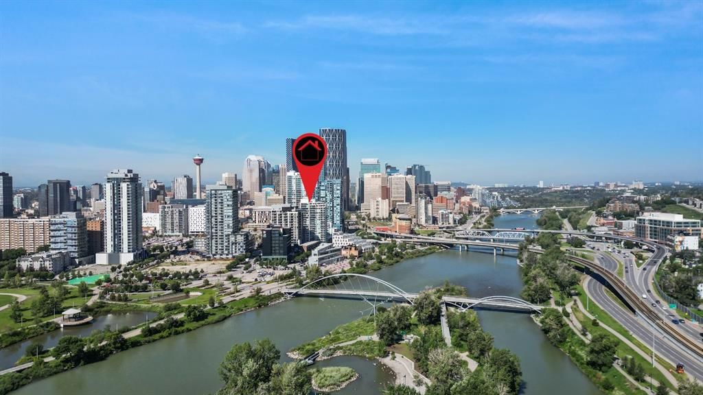 1102, 519 Riverfront Avenue SE, Calgary — main listing photo