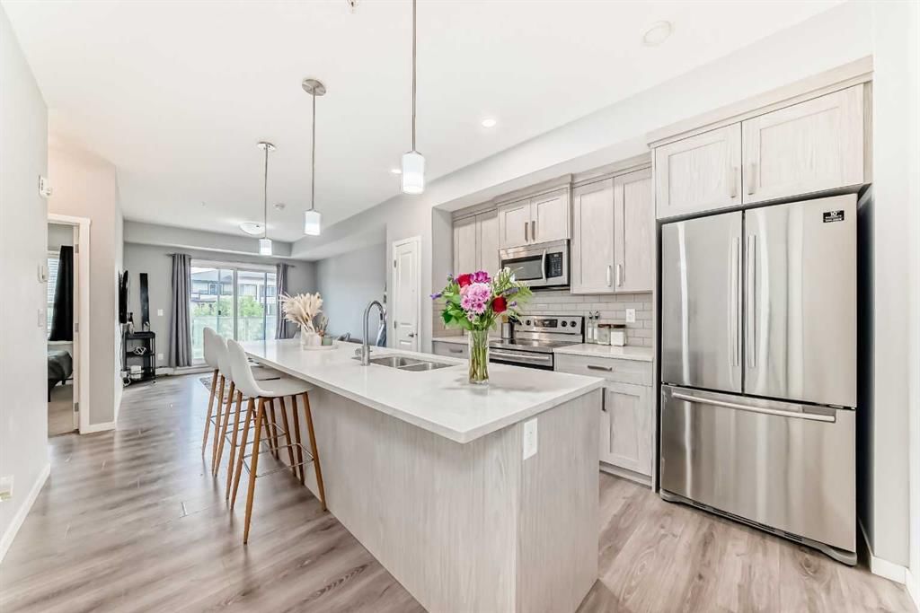 217, 4350 Seton Drive SE, Calgary — main listing photo