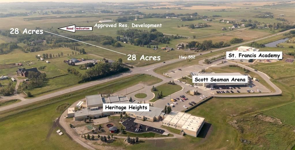 28 Acres Highway 552 East, Rural Foothills County — main listing photo