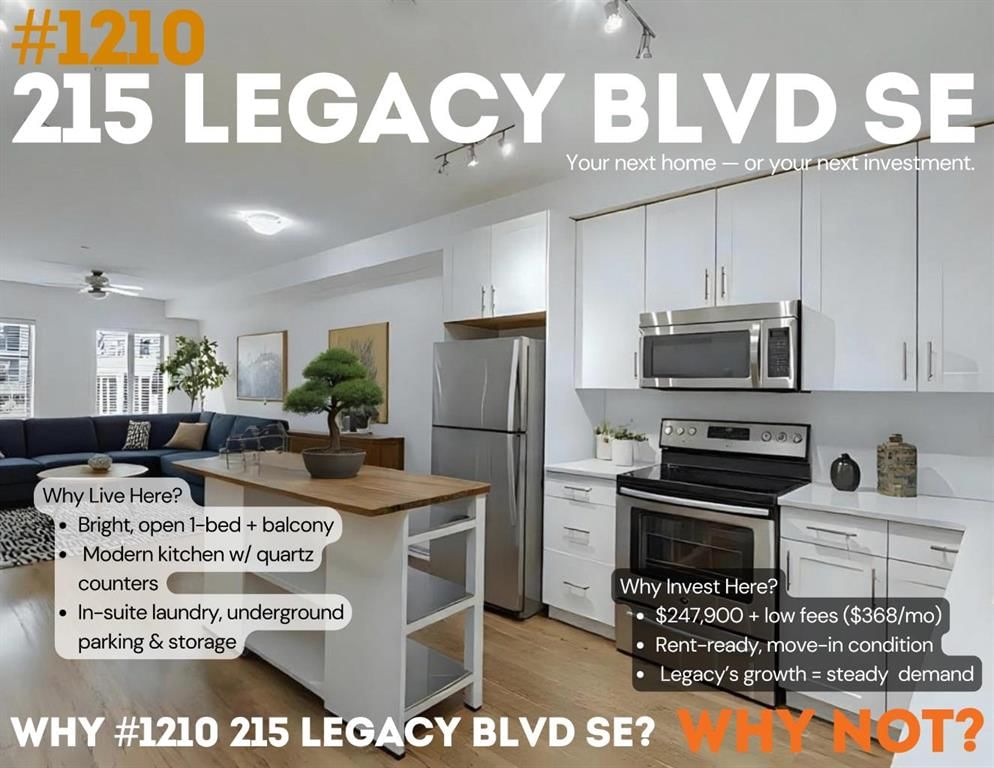 1210, 215 Legacy Boulevard SE, Calgary — photo 4 of 19