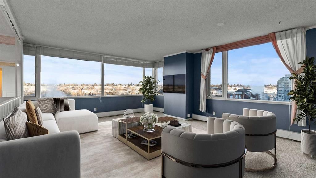 1002A, 500 Eau Claire Avenue SW, Calgary — main listing photo