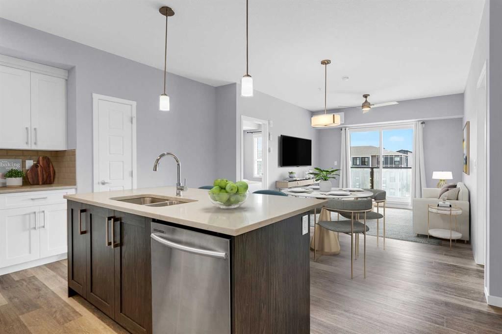 323, 4150 Seton Drive SE, Calgary — main listing photo