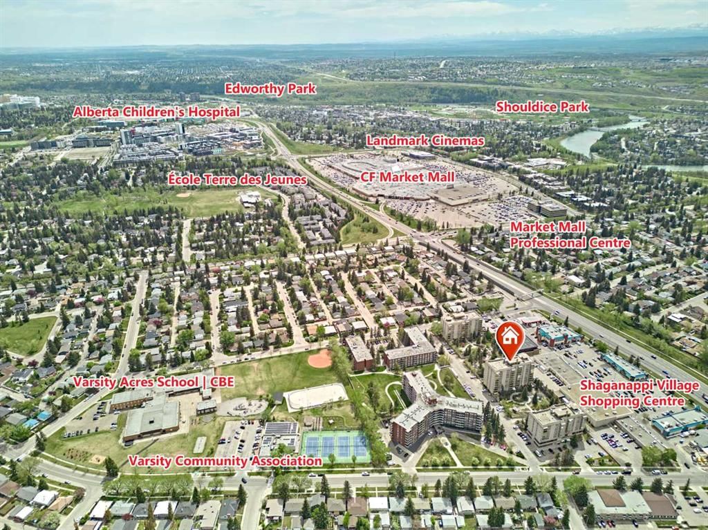 403, 4555 Varsity Lane NW, Calgary — main listing photo