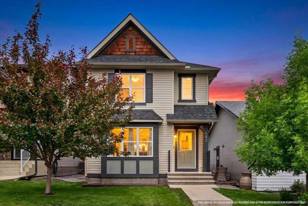 483 Silverado Plains Circle SW, Calgary — main listing photo
