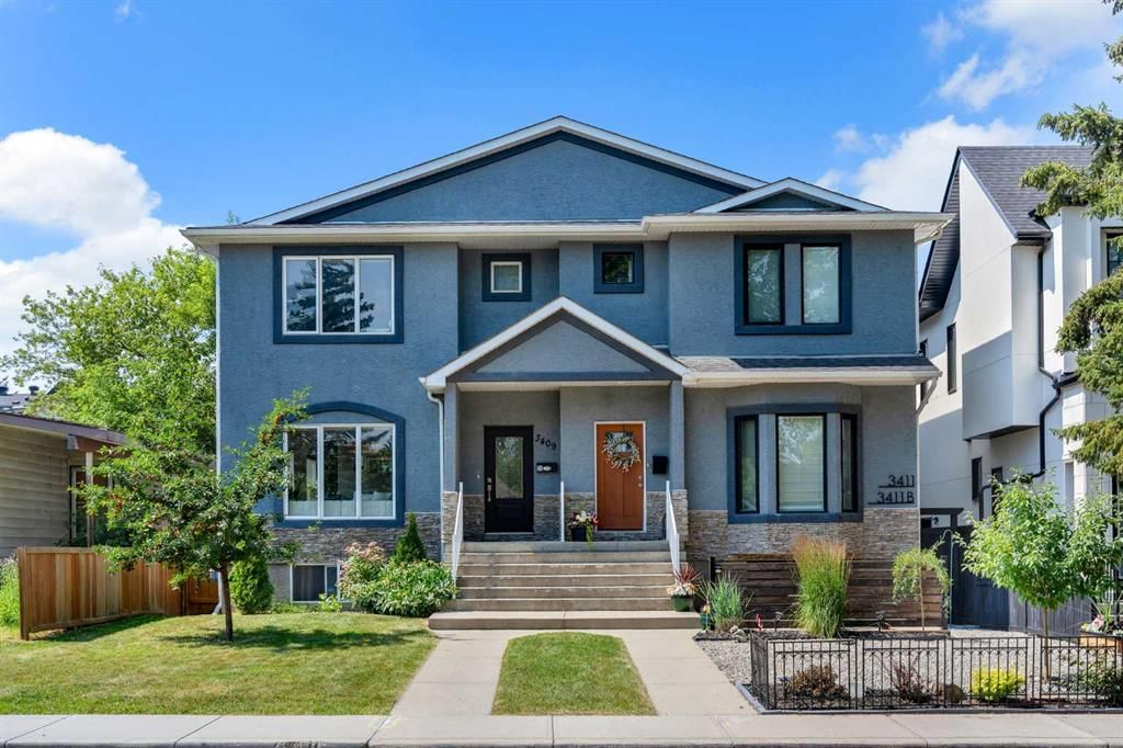 3409 2 Street NW, Calgary — recently sold semi-detached home