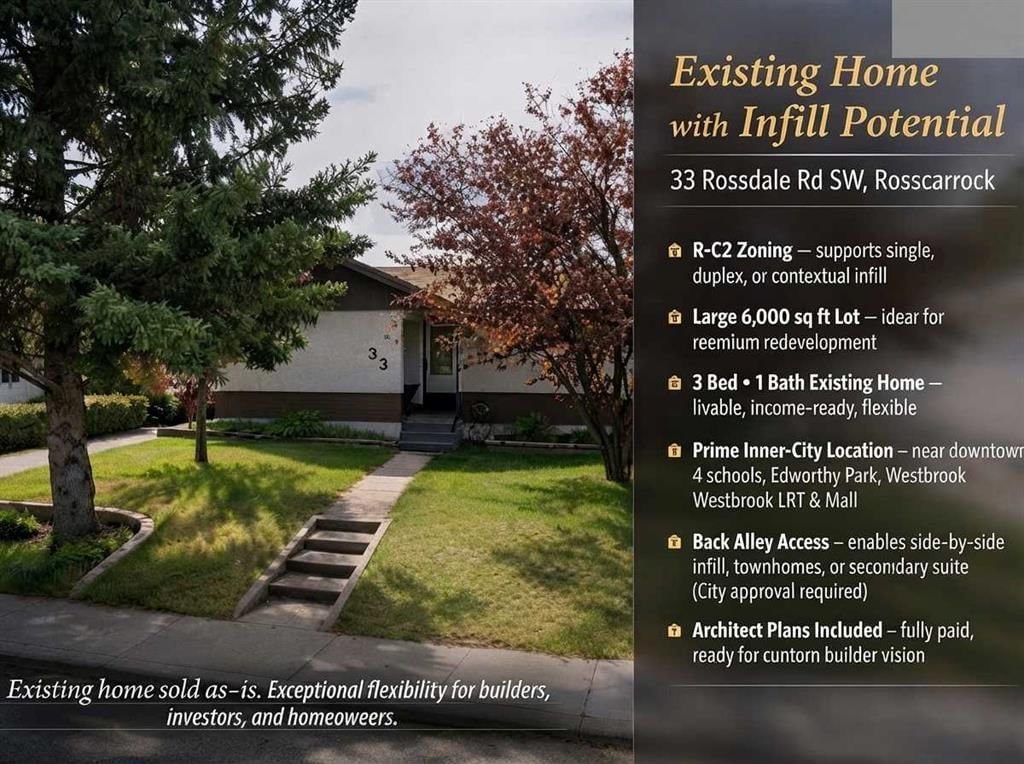 33 Rossdale Road SW, Calgary — main listing photo