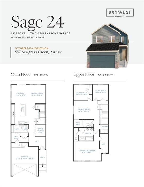 537 Sawgrass Green NW, Airdrie — photo 2 of 36