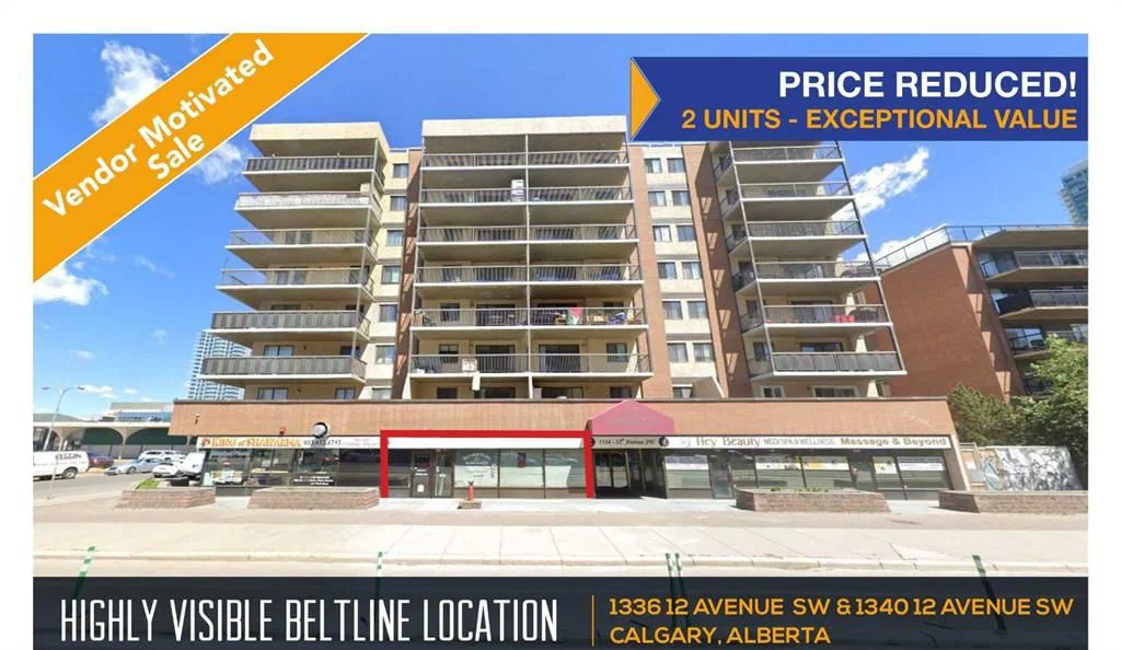 1336 and 1340 12 Avenue SW, Calgary — main listing photo