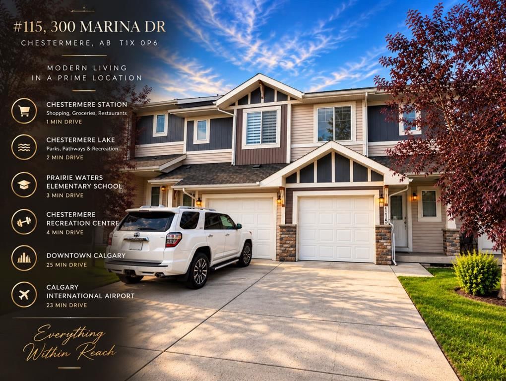 #115, 300 Marina Drive, Chestermere — main listing photo