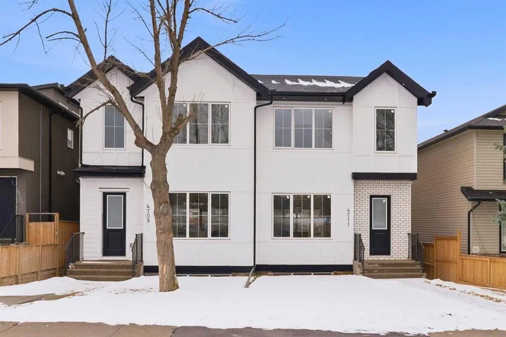 4711 19 Avenue NW, Calgary — semi detached (half duplex) for sale