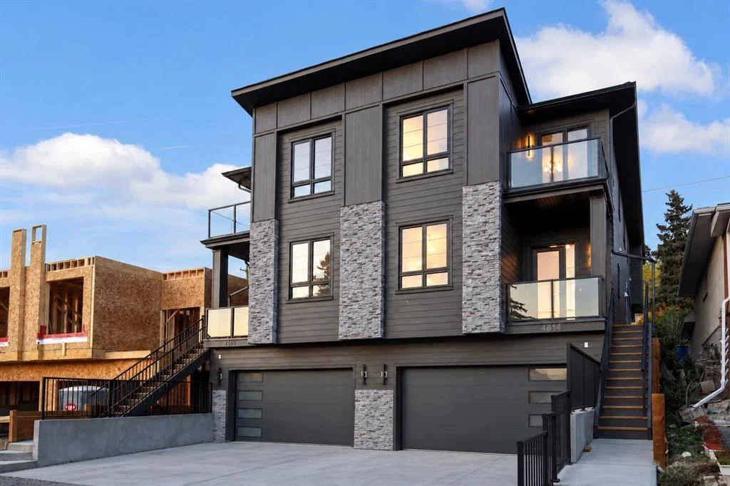 4614 22 Avenue NW, Calgary — semi detached (half duplex) for sale